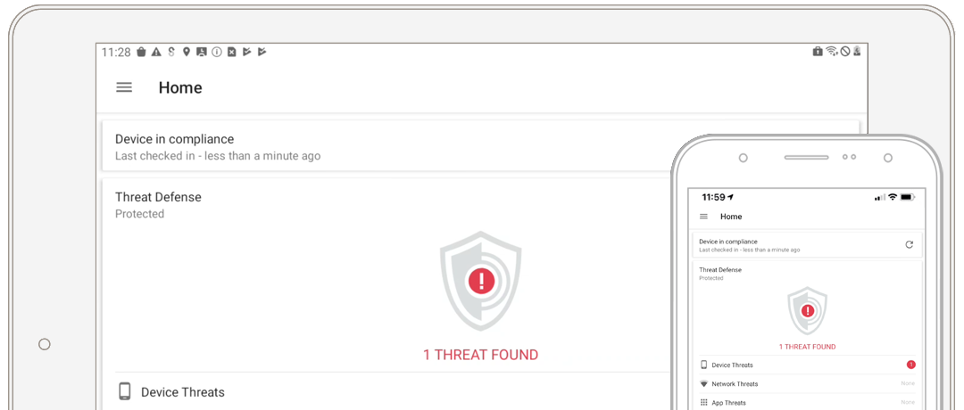 mobile threat defense screenshot